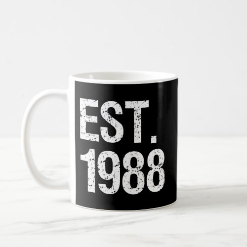 Est 1988 _ 30Th Coffee Mug
