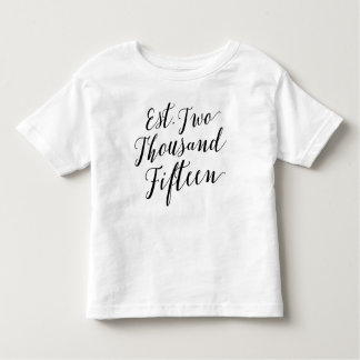 Est. 2015 toddler t-shirt