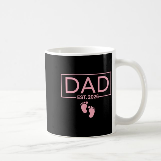 Est 2026 To Be First Time New Daddy  Coffee Mug (Right)
