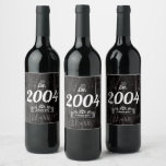 Est. in 2004 A Classic Year Wine Label