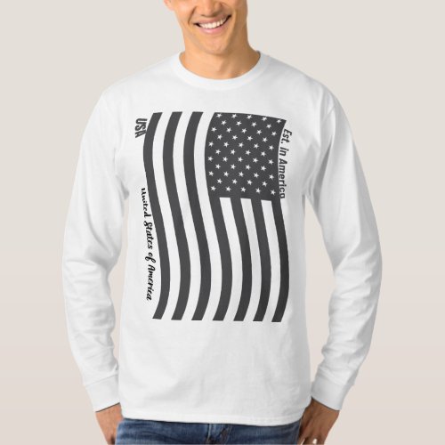 Est in America USA United States of America T_Shirt