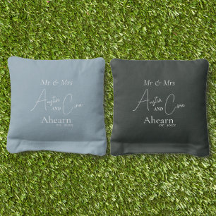 Est. Newlyweds Cornhole Bags