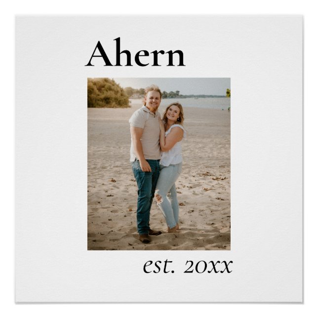 Est. Newlyweds Poster (Front)