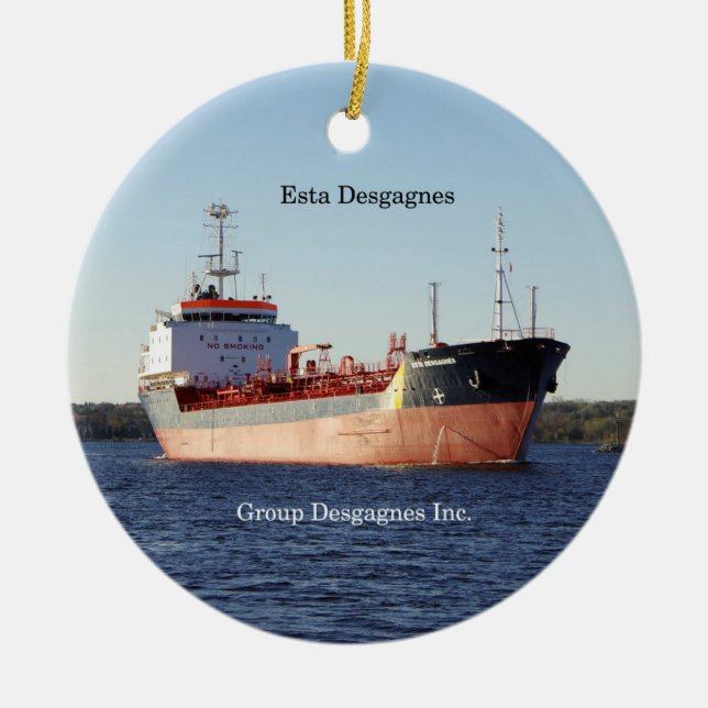 Esta Desgagnes ornament (Front)