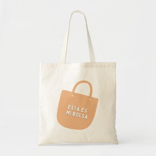 Esta es mi bolsa tote bag