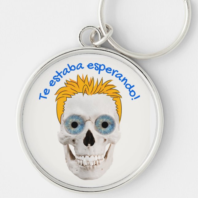 ESTABA ESPERANDO CALAVERA KEYCHAIN (Front)