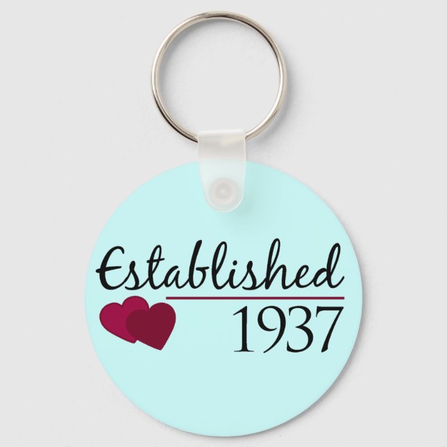 Established 1937 keychain (Front)
