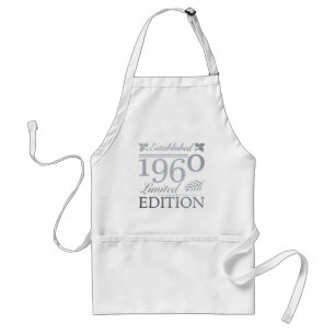 Established 1960 60th Birthday Adult Apron