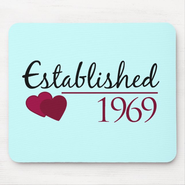 Established 1969 mouse pad (Front)