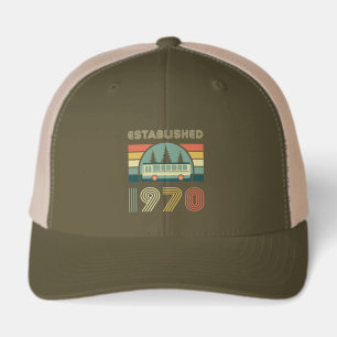 Established 1970 Retro Trucker Hat