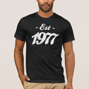 established 1977 - birthday T-Shirt