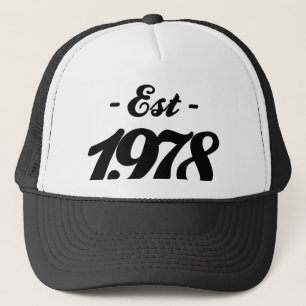 established 1978 - birthday trucker hat