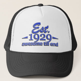 Established in 1929 trucker hat
