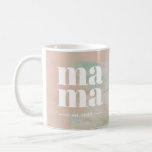 Established Mama Coffee Mug<br><div class="desc">This mug features a modern painterly backdrop and bold typography to clearly identify its owner! With an optional "Established" date and room for a photo,  this mug is a great way to show Mama how much you care.</div>