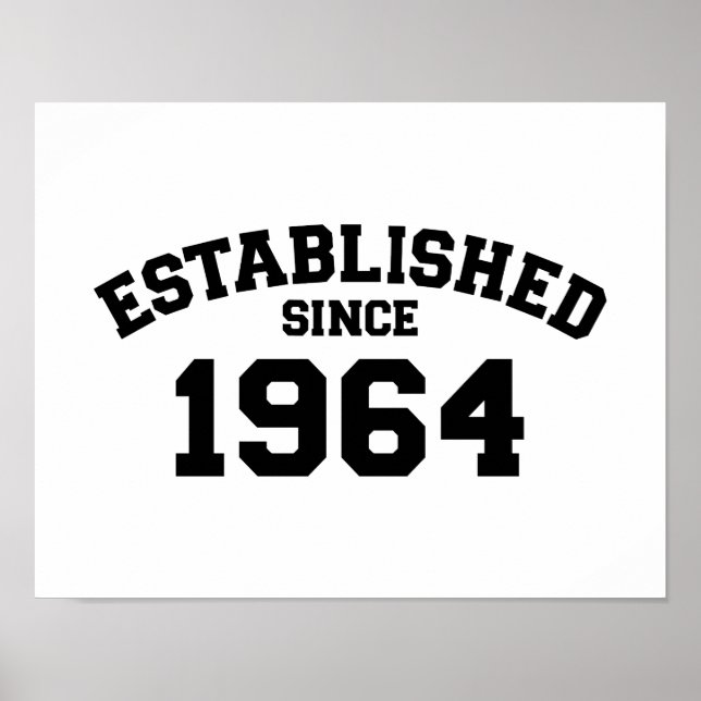 Established since 1964 poster (Front)