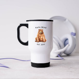 Mama Bear & Papa Bear Coffee Mug - Cute Coffee Cups for Men and