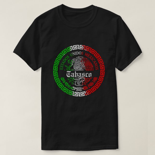 Estado de Tabasco mexico emblem shirt (Design Front)