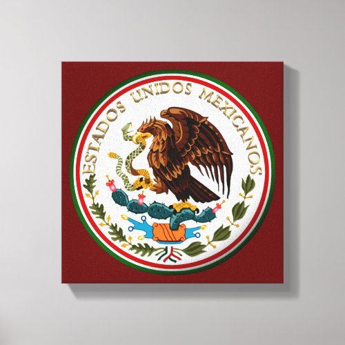 Estados Unidos Mexicanos Canvas Print