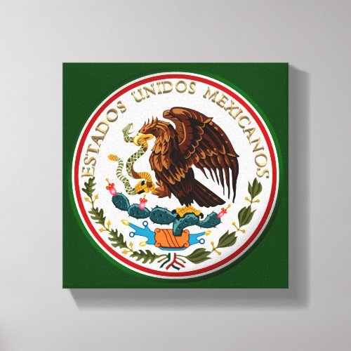 Estados Unidos Mexicanos Canvas Print