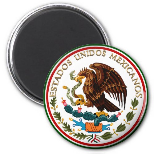 Estados Unidos Mexicanos Eagle from Mexican Flag Magnet