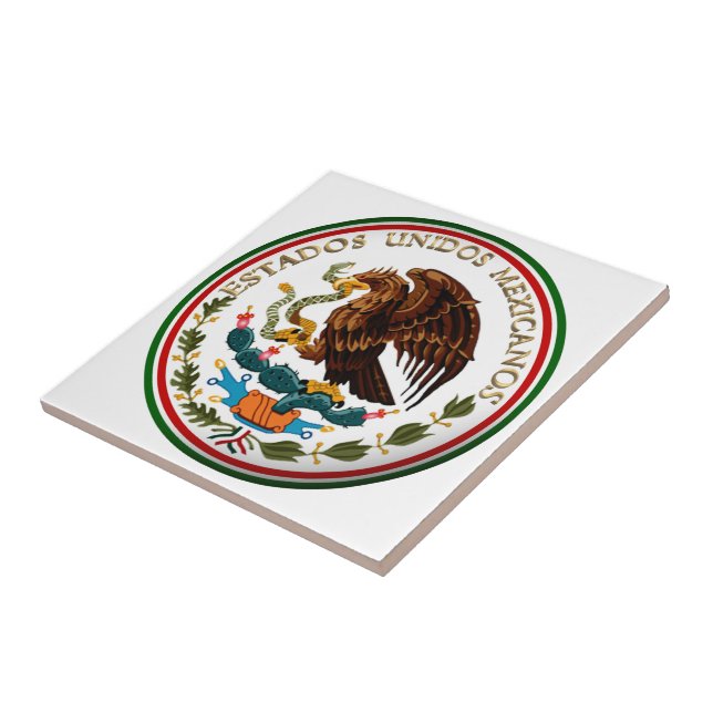 Estados Unidos Mexicanos (Eagle from Mexican Flag) Tile (Side)