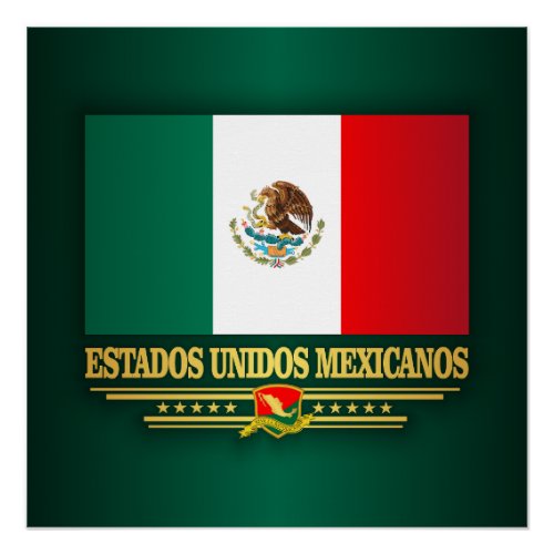 Estados Unidos Mexicanos F10 Poster