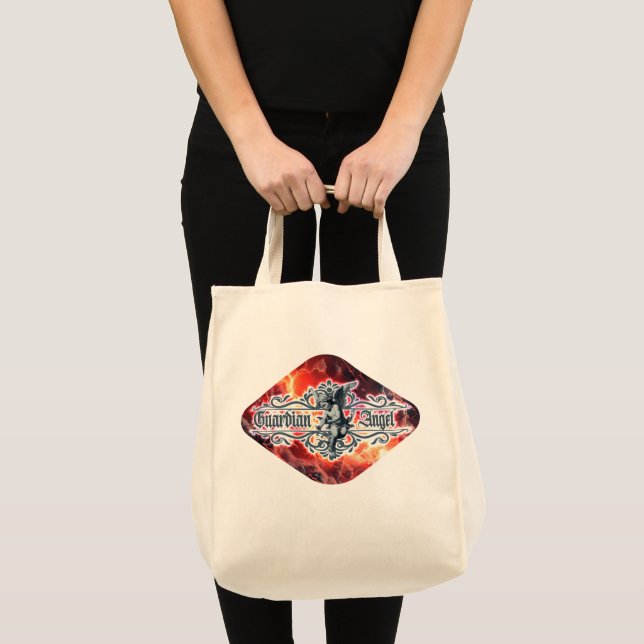 Estampa Anjo - Guardian Angel – Bolsa Tote Bag (Front (Product))