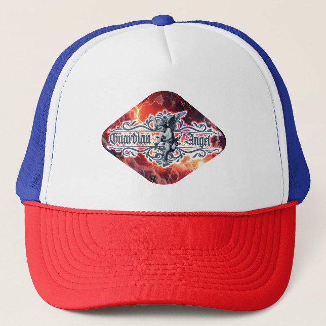 Estampa Anjo - Guardian Angel – Bone Trucker Hat (Front)