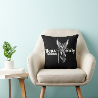 Estampa Anjo - Heavenly Protector - Almofada Throw Pillow