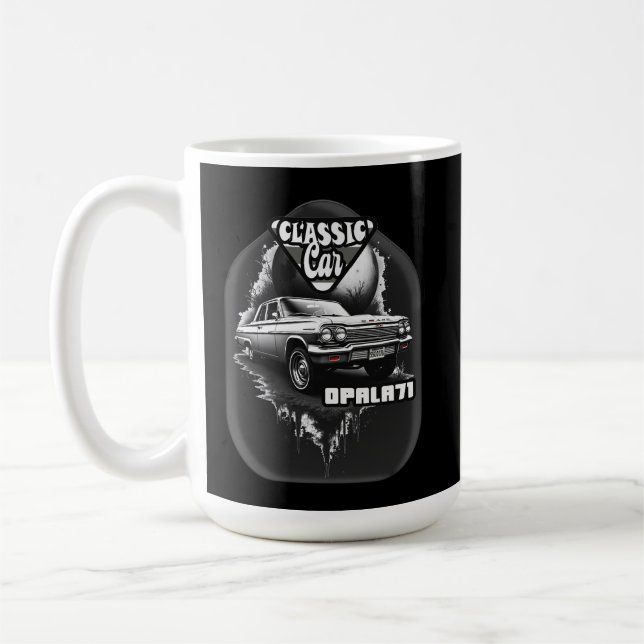 Estampa Carro - Classic Car Opala 71 - Caneca Coffee Mug (Left)