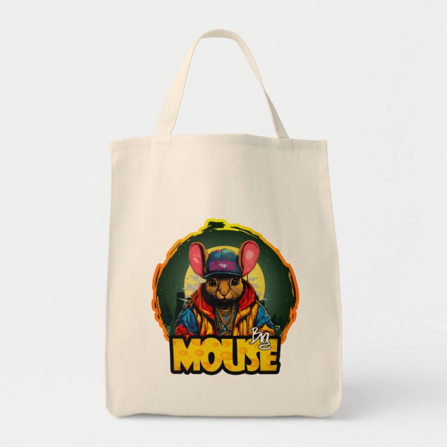 Estampa Hip Hop - Big mouse - Bolsa Tote Bag (Front)