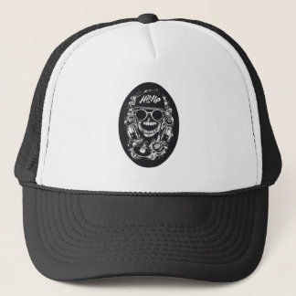 Estampa Hip Hop - Hip Hop Skull Vibes - Bone Trucker Hat