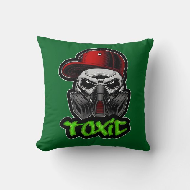 Estampa Hip Hop - TOXIC - Almofada Throw Pillow (Front)