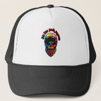 Estampas Hip Hop - Colorful Skull - Bone Trucker Hat