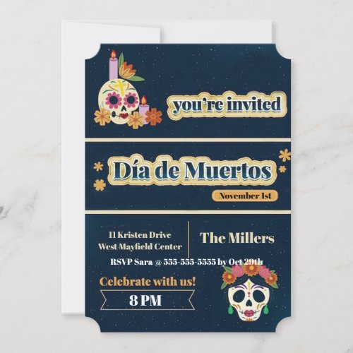 Estas Invitada DOD Party  Invitation