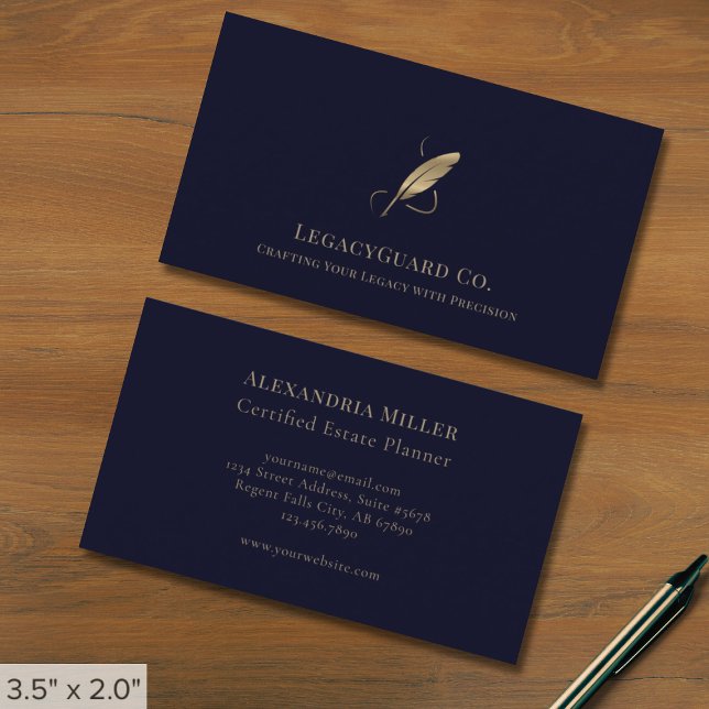 Estate Planner Business Card (Creator Uploaded)