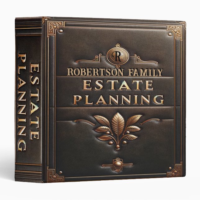 Estate Planning 3 Ring Binder (Front/Spine)