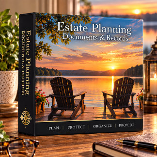 Estate Planning 3 Ring Binder