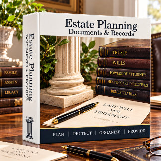 Estate Planning 3 Ring Binder
