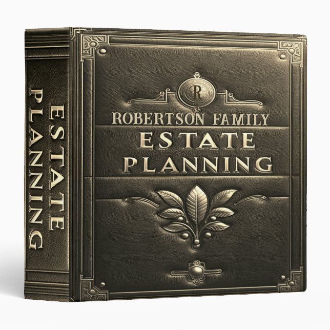 Estate Planning 3 Ring Binder (Front/Spine)