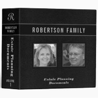 Estate Planning | Add Photos 3 Ring Binder