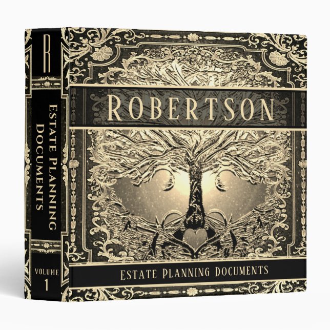 Estate Planning and Trust 3 Ring Binder (Front/Spine)