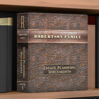 Estate Planning and Trust Documents 3 Ring Binder