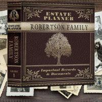 Estate Planning and Trust Documents 3 Ring Binder