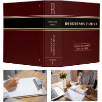 Estate Planning and Trust Documents 3 Ring Binder
