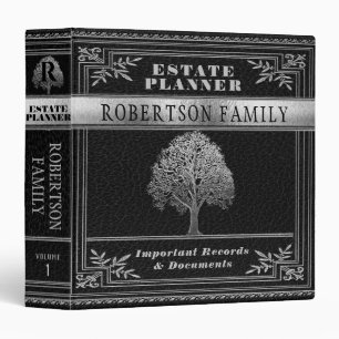 Estate Planning and Trust Documents 3 Ring Binder