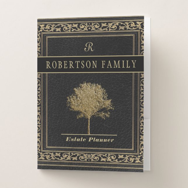 Estate Planning and Trust Documents Pocket Folder (Front)