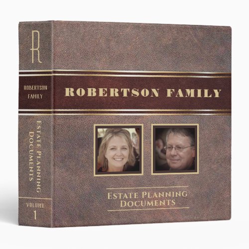 Estate Planning and Trust Photo 3 Ring Binder