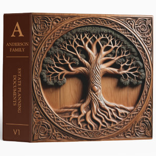 Estate Planning And Trust Portfolio Brown Roots 3 Ring Binder