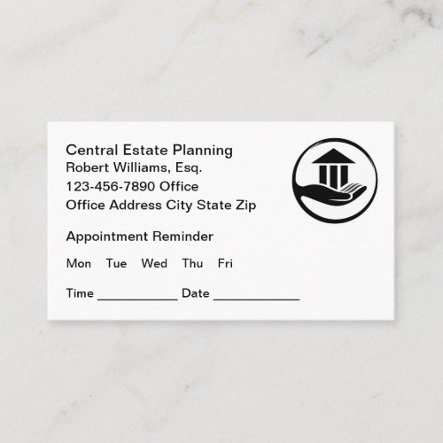 Estate Planning Appointment Cards